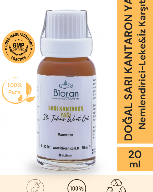 Sarı Kantaron Yağı %100 Saf Bitkisel Yağ 20ml. (St John's Wort Oil)