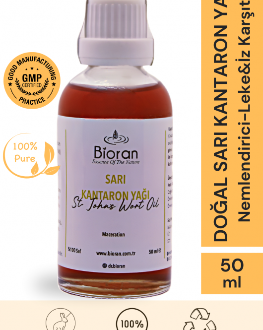 Sarı Kantaron Yağı %100 Saf Bitkisel Yağ 50 ml. (St John's Wort Oil)