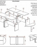 Ares Toplantı Masası 400 x 168 x 75