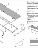 Ekvator 3'lü Çalışma Masası