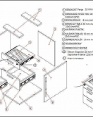 Ekvator 3'lü Çalışma Masası