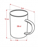 6'LI Borosilikat Isıya Dayanıklı Termısıl Cam Kupa Bardak (6 X 200 ml)