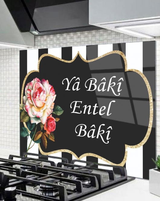 Cam Ocak Arkası Koruyucu Ankastre Arkası Koruyucu | Ya Baki Entel Baki