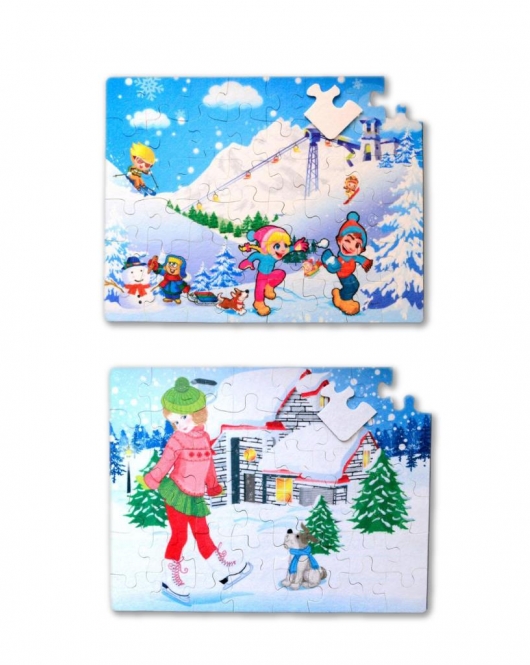 ENA Kış 5+ Keçe Yapboz - 5 Yaş Puzzle T014