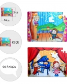 ENA Sahne 5+ Keçe Yapboz - 5 Yaş Puzzle T019