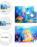 ENA Deniz Kızı 5+ Keçe Yapboz - 5 Yaş Puzzle T041