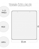 Benim Programım Keçe Cırtlı Duvar Panosu , Eğitici Oyuncak