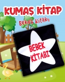 ENA Bebek Siyah-Beyaz Kumaş Sessiz Kitap T060 - Bez Kitap , Eğitici Oyuncak , Yumuşak ve Hışırtılı