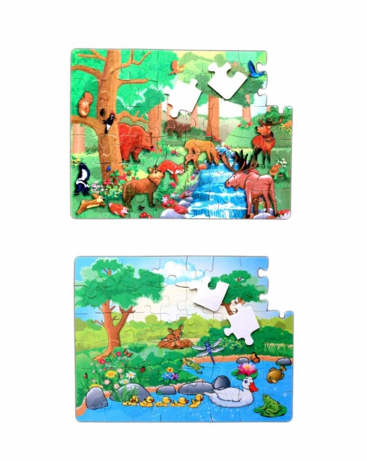 ENA Orman 5+ Keçe Yapboz - 5 Yaş Puzzle T015