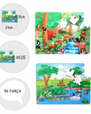 ENA Orman 5+ Keçe Yapboz - 5 Yaş Puzzle T015