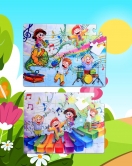 ENA Müzik 5+ Keçe Yapboz - 5 Yaş Puzzle T016