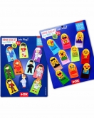 2 Set - 20 Parça ENA Emojiler ve Meslekler Parmak Kukla T106 T761