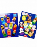 2 Set - 20 Parça ENA Emojiler ve Evcil Hayvanlar Parmak Kukla T106 T771