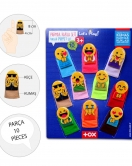 ENA Emojiler 10 Parça Parmak Kukla , Eğitici Oyuncak T106