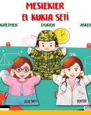 3 Parça ENA Meslekler El Kukla Set , Eğitici Oyuncak