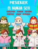 6 Parça ENA Meslekler El Kukla Set , Eğitici Oyuncak