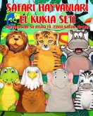 7 Parça ENA Safari Hayvanlar El Kukla Set , Eğitici Oyuncak