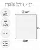 2 Set - 54 Parça Sıradakini Biliyorum Yaz ve Kış Keçe Cırtlı Duvar Panoları , Eğitici Oyuncak