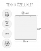 2 Set - 36 Parça Mevsimler ve Taşıtları Öğreniyorum Keçe Cırtlı Duvar Panoları , Eğitici Oyuncak