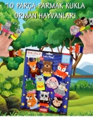 ENA Orman Hayvanları 10 Parça Parmak Kukla Set T218