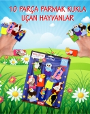 ENA Uçan Hayvanlar 10 Parça Parmak Kukla Set T222