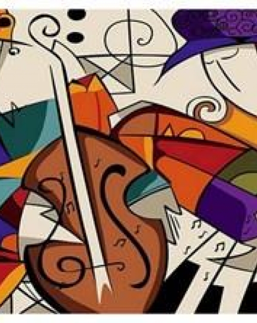 Kanvas Picasso Müzik Sayılarla Boyama Seti Kasnaklı