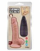 7’ Beginners Dildo Vibrator Flesh