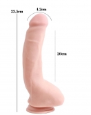 Carnal Pleasure 23.5cm Kıkırdaklı Gerçekçi Dildo