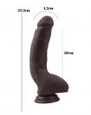 Carnal Pleasure Melez 23.5cm Kıkırdaklı Gerçekçi Dildo