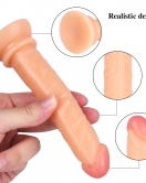 15CM Testissiz Gerçekçi Anal Dildo