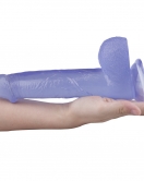 23CM Mor Renk Dildo Penis