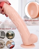 32 CM Süper Realistik Gerçekçi Dildo Penis