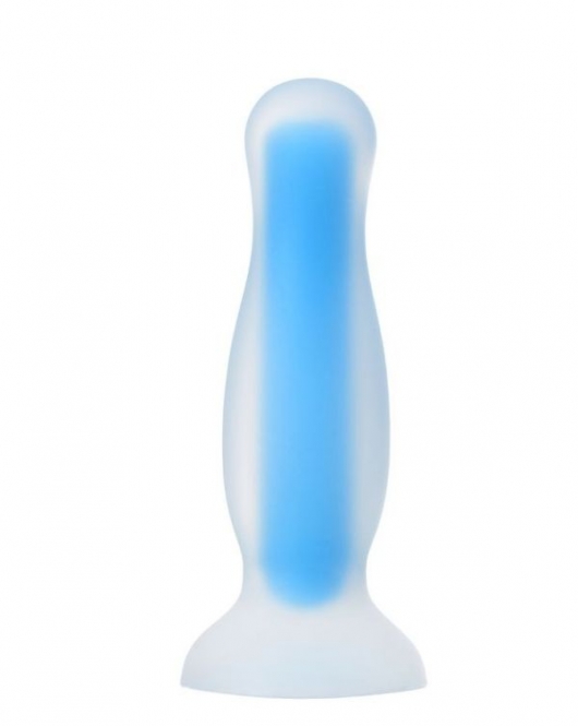 Beyond Kyle Glow Gece Parlayan Anal Plug , Silikon, Şeffaf, 10 cm