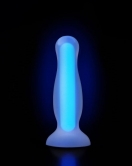 Beyond Kyle Glow Gece Parlayan Anal Plug , Silikon, Şeffaf, 10 cm