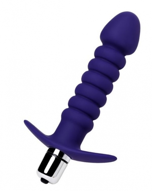 Condal anal vibratör suya dayanıklı Mor, 14 cm