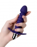 Condal anal vibratör suya dayanıklı Mor, 14 cm