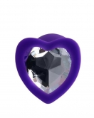 Diamond Heart Anal Plug Mor 7 cm 18 g