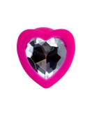 Diamond Heart Anal Plug Pembe 7 cm 18 g