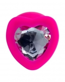 Diamond Heart Anal Plug Pembe 9,5