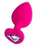 Diamond Heart Anal Plug Pembe 9,5