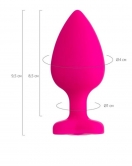 Diamond Heart Anal Plug Pembe 9,5