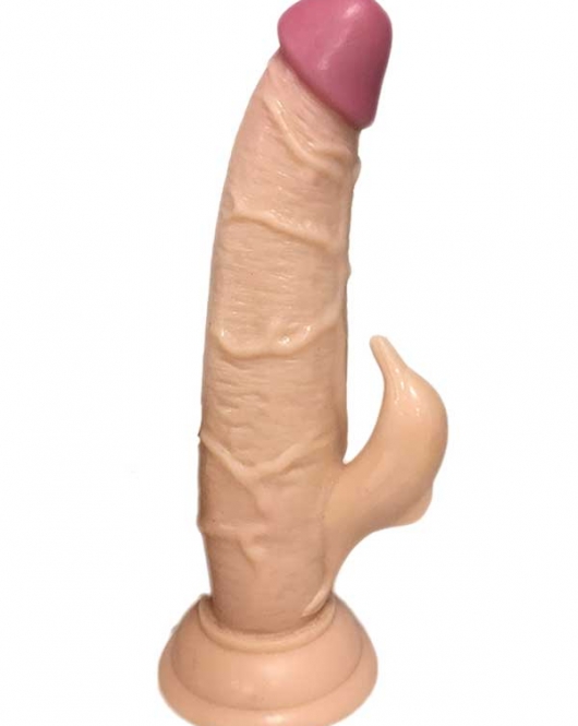 Dickdo Gerçekçi Klitoris Uyarıcılı Dildo Penis 20cm