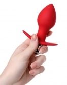 Glam Anal Vibratörü Kırmızı 9,7 cm