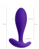 Hub Anal Plug Mor 7,2 cm