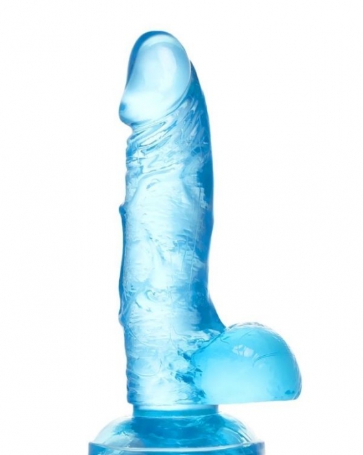 Jel Dildo Mavi 15,8 cm