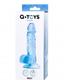 Jel Dildo Mavi 15,8 cm