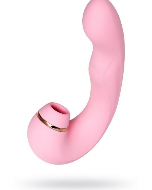 Jos Juna Vakum ve Titreşimli 15cm Pembe Vibratör