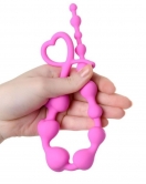 Long Sweety anal Zinciri silikon pembe 34 cm 2,7 cm