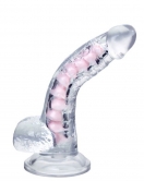 Paret Kıkırdaklı Jel Dildo 18 cm