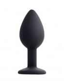 POPO Norma Anal Plug silikon siyah 7,2 cm 25 gr